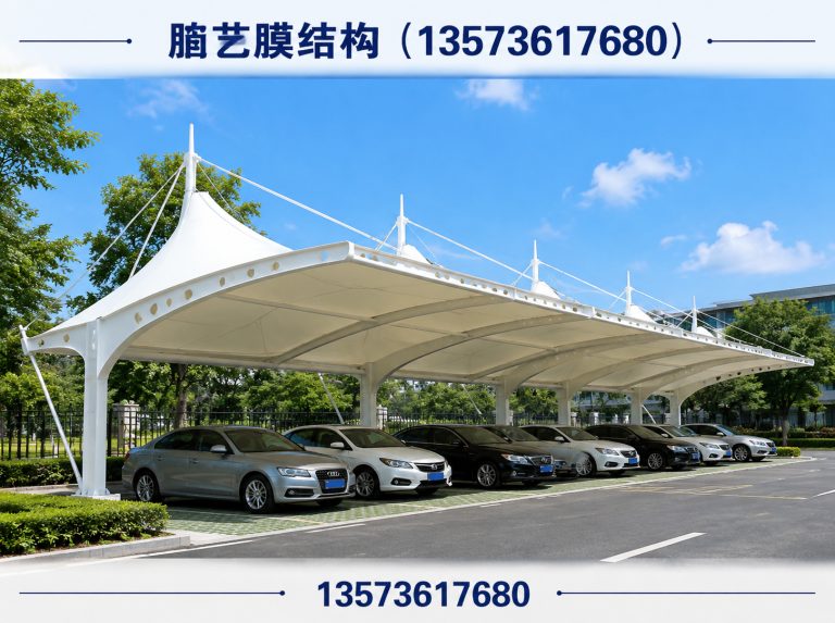 山东充电桩车棚展示图